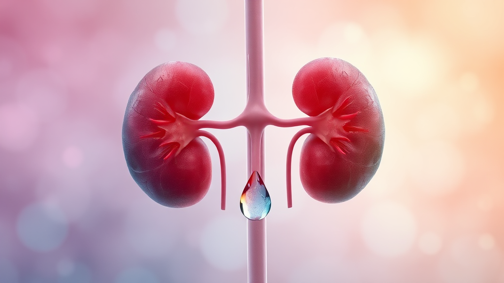 다낭성 신장 질환의 치료 전략과 관리법 (watercolor 스타일)