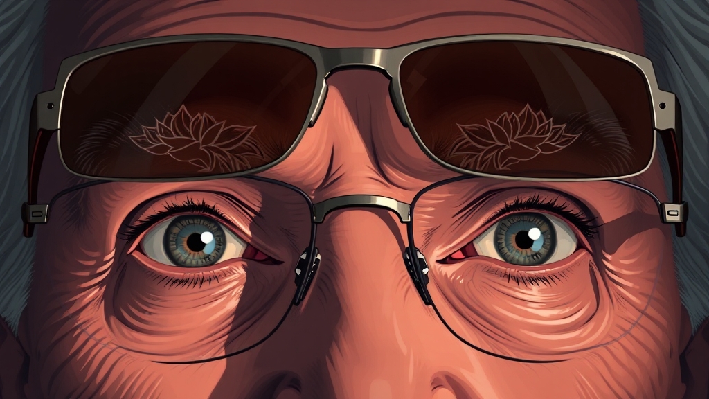 황반변성의 원인과 위험 요인 (realistic 스타일)