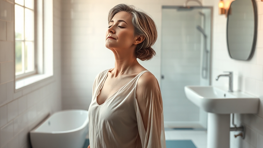 효과적인 거북목 교정 스트레칭 (realistic 스타일)