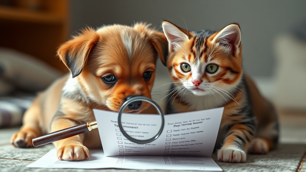 나에게 맞는 펫보험 설계, 핵심 체크리스트 (realistic 스타일)