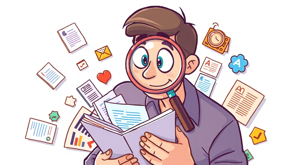 필요 서류 완벽 가이드 (개인사업자) (cartoon 스타일)