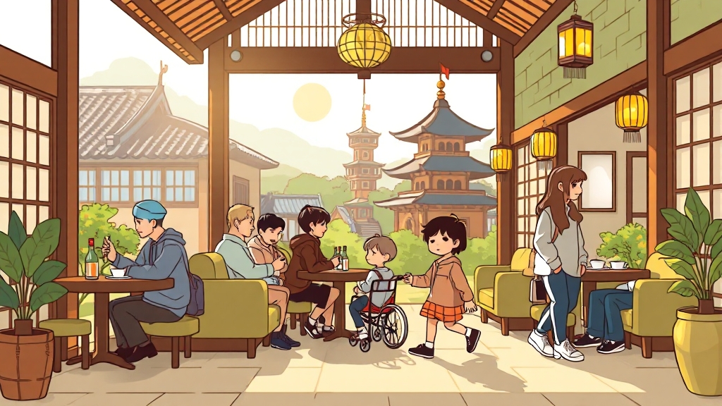 위치 & 접근성, 꼼꼼하게 (cartoon 스타일)