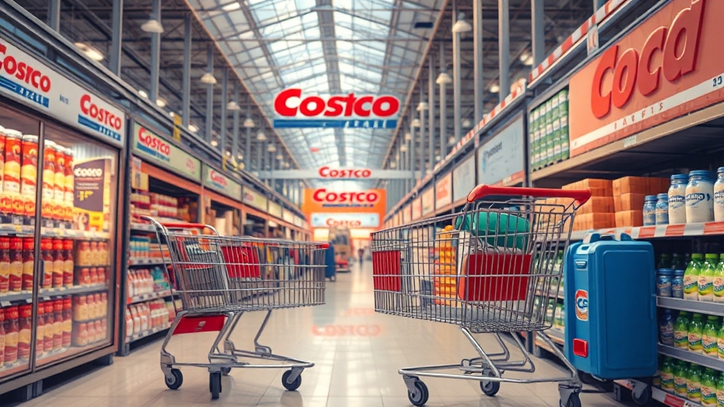 온라인 vs 오프라인 매장 비교 (realistic 스타일)