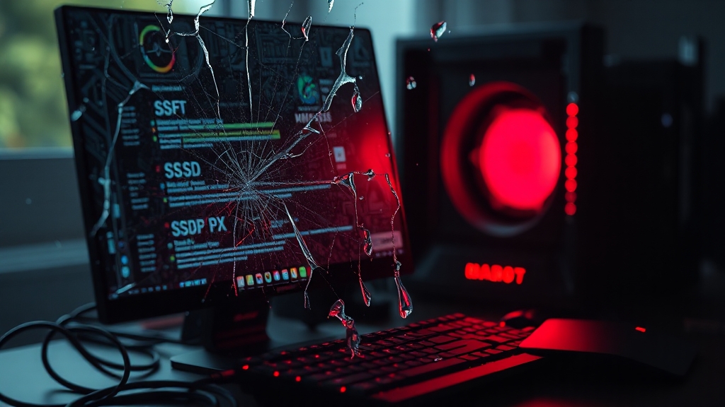 보안 업데이트 안정성 문제 (realistic 스타일)