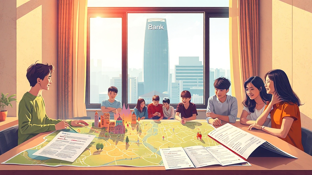 대출 신청 방법 및 절차 완벽 가이드 (illustration 스타일)