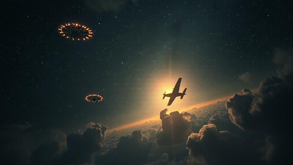 UFO 관련 논란: 음모론과 은폐 의혹 (realistic 스타일)