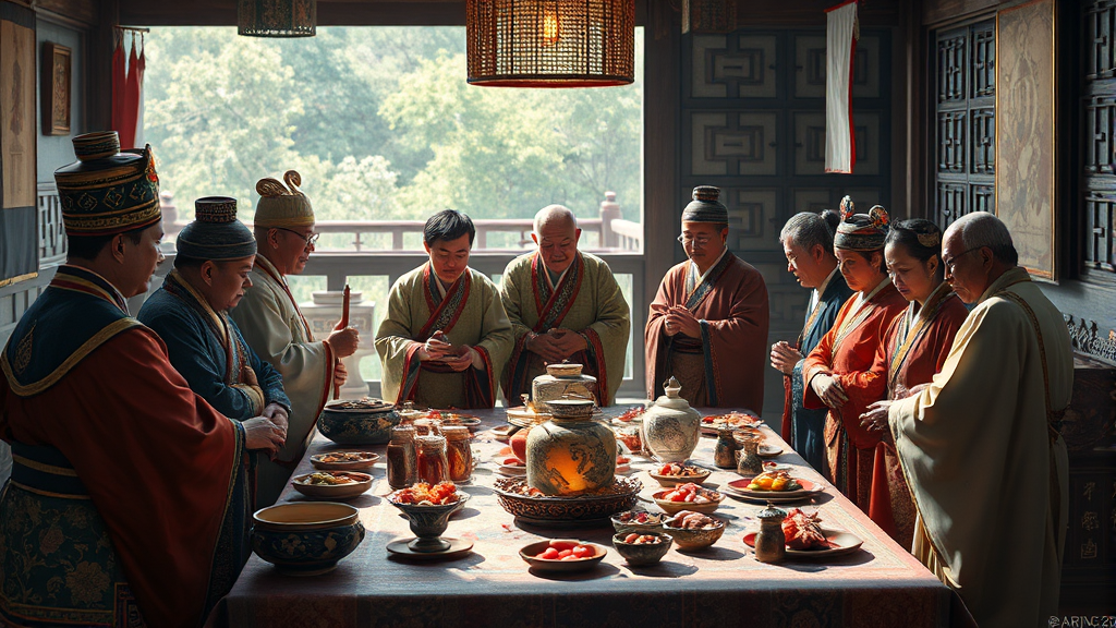 지역별, 집안별 설 차례상 차림의 차이점 (realistic 스타일)