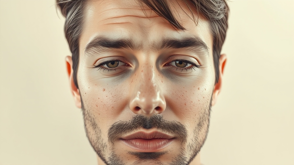 비립종 vs 좁쌀여드름: 핵심 비교 (realistic 스타일)