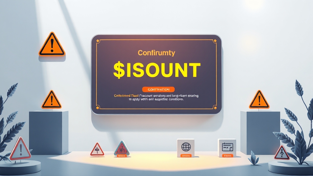 할인 구독 시 꼭 알아둘 점 (realistic 스타일)