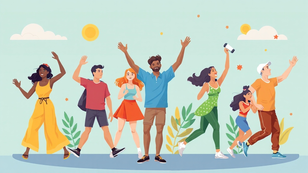 예방 및 관리 (illustration 스타일)