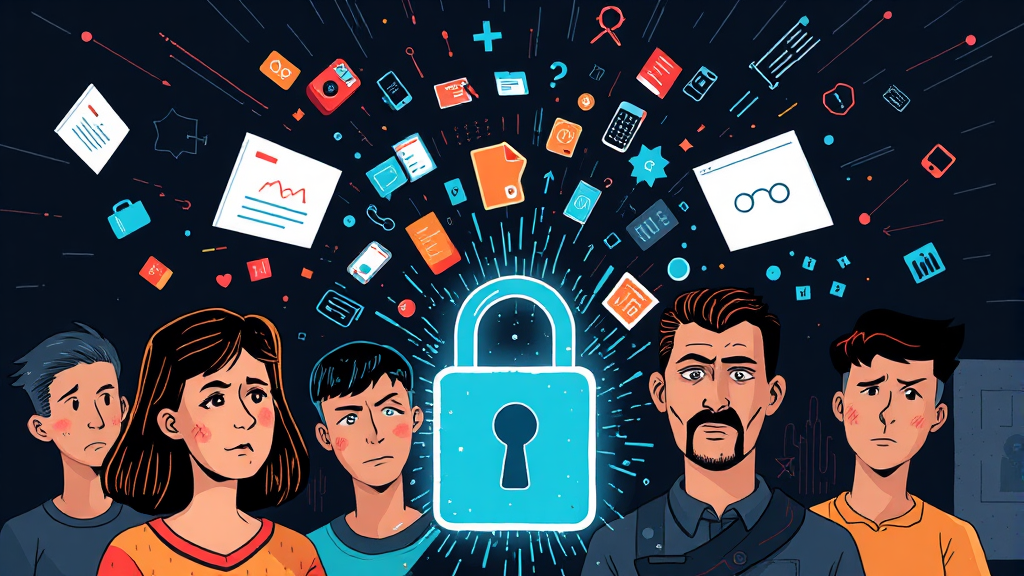 쿠팡 개인정보 유출 개요 (illustration 스타일)