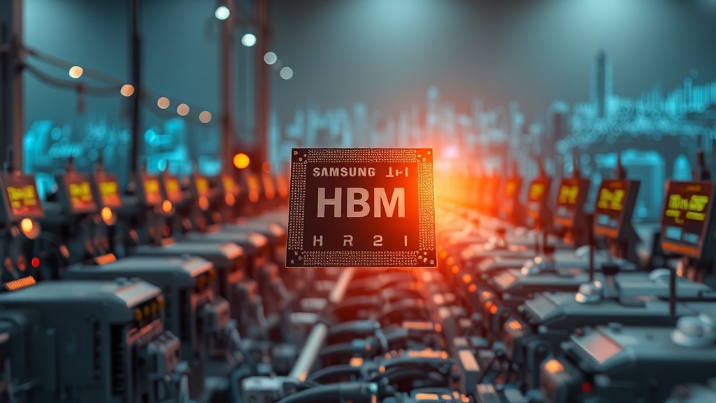 HBM 사업 전망 (realistic 스타일)