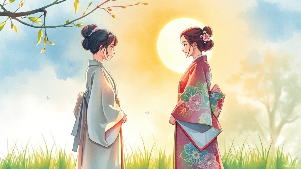 유형별 연애 스타일 (watercolor 스타일)