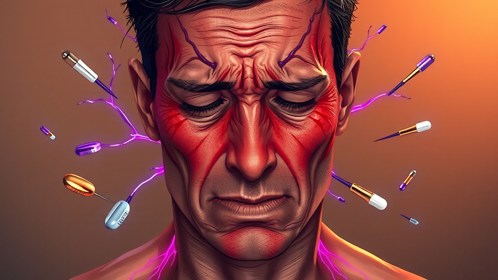 대상포진 통증 관리법 (realistic 스타일)