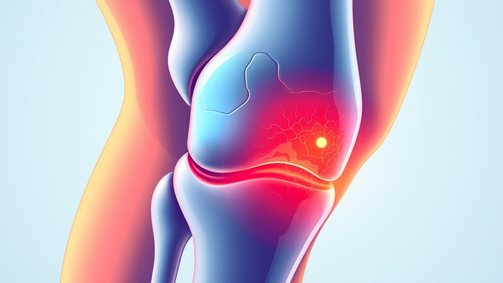 무릎 물참, 왜 생길까? (cartoon 스타일)