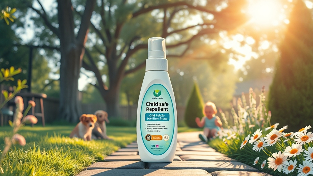 DEET, 얼마나 써야 안전할까? (illustration 스타일)