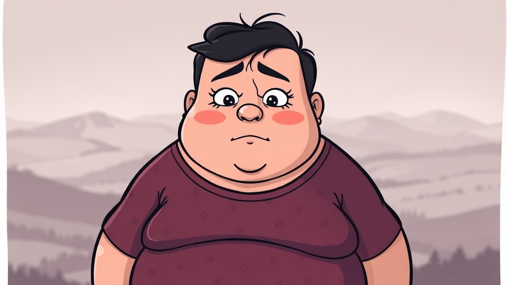 당뇨병 위험 요인과 초기 증상 (cartoon 스타일)