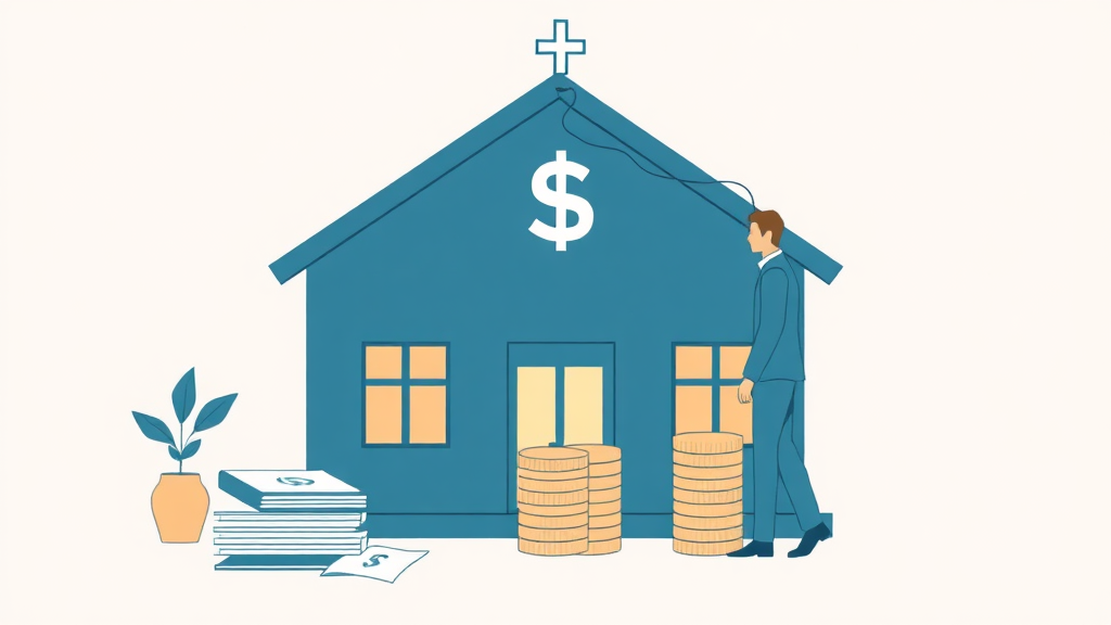 퇴직금 중간정산, 현명한 자금 운용 전략 (illustration 스타일)