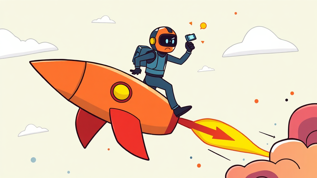 AI 부업 성공 전략 (cartoon 스타일)