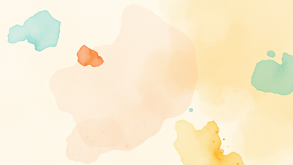 알파CD 제품 선택 기준 (watercolor 스타일)