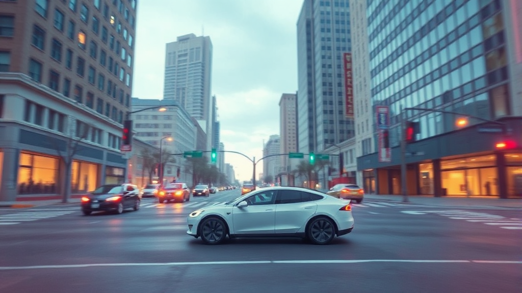 FSD 주행 성능 분석 (watercolor 스타일)