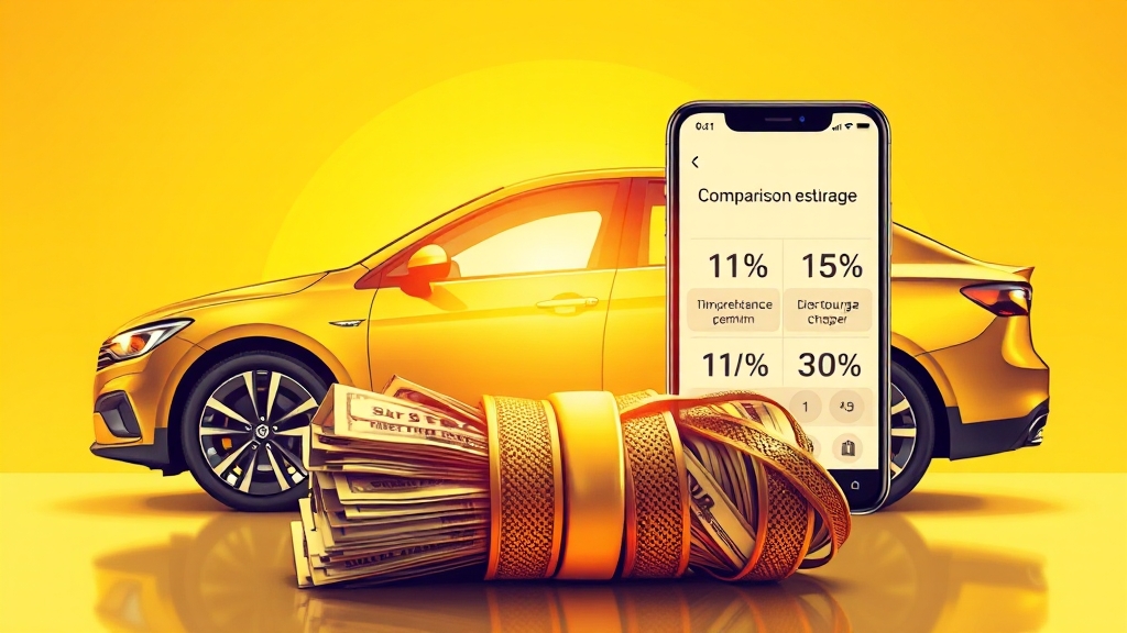 일시납 & 다이렉트 보험 활용 (illustration 스타일)