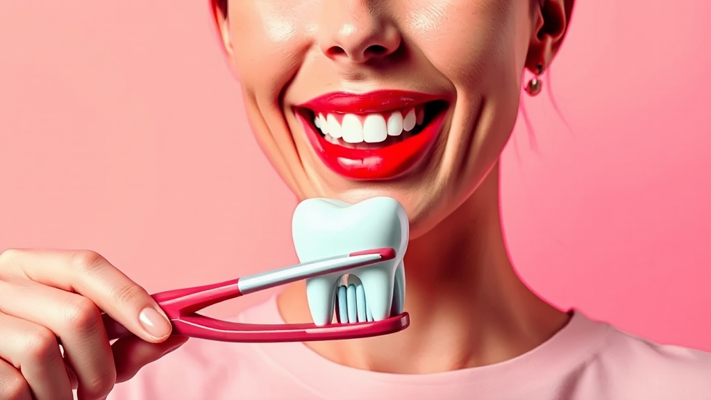 잇몸 내려앉음, 왜 생길까요? (popart 스타일)