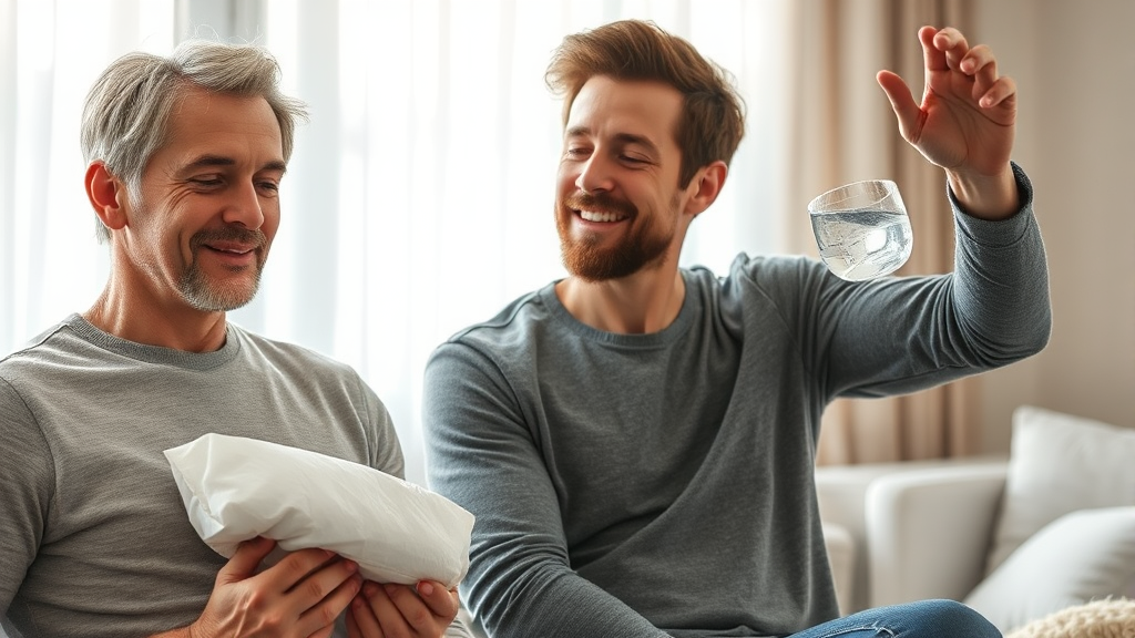 찜질 시 주의사항 및 추가 관리, 꼼꼼하게! (realistic 스타일)