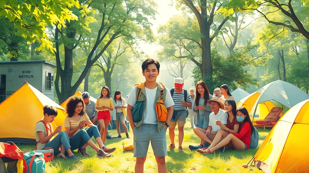 유재석 캠프, 어떤 프로그램? (watercolor 스타일)