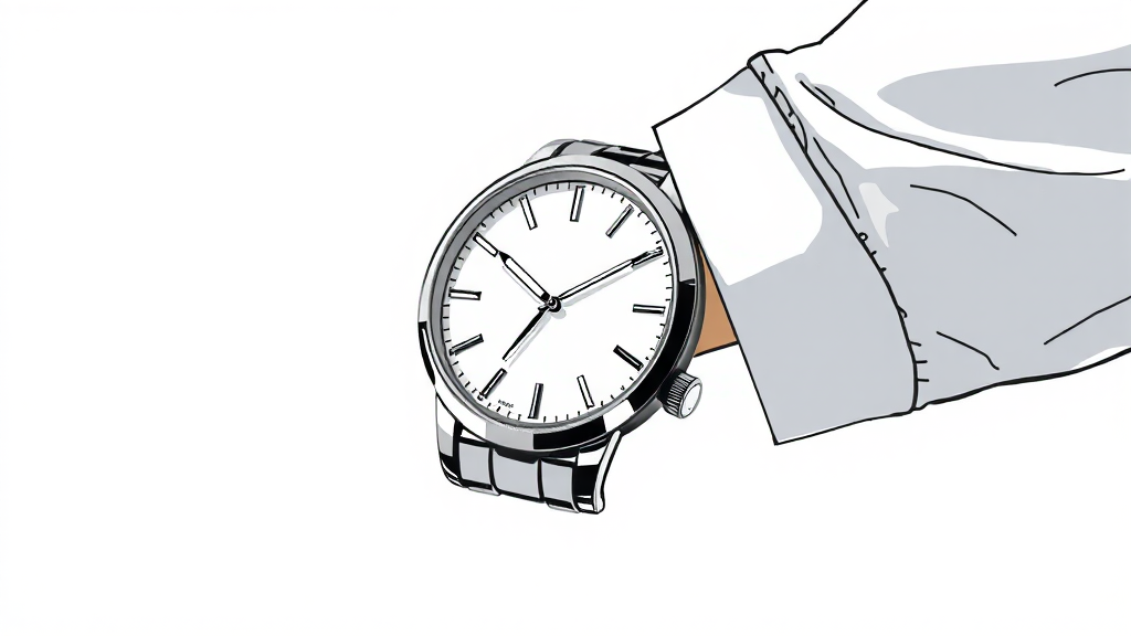 워치7 실버: 디자인 첫인상 (illustration 스타일)