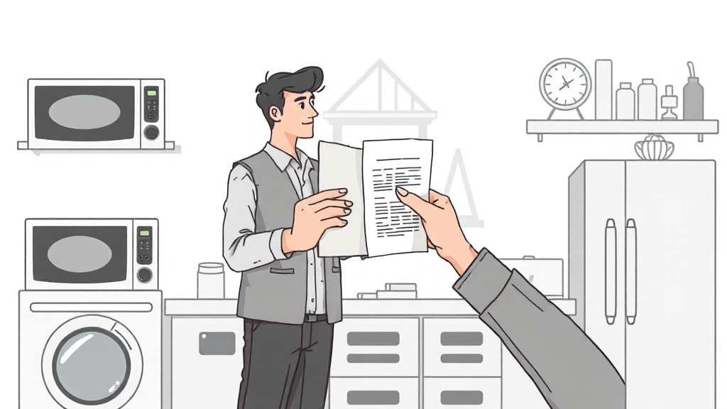 스마트 매입 절차 및 주의사항 (illustration 스타일)