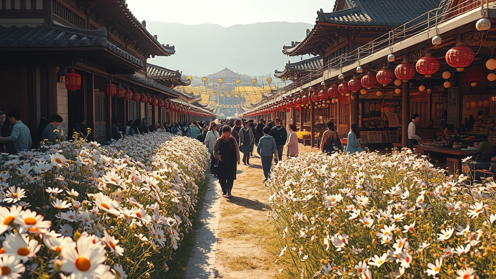 축제 기대 효과 및 지역 경제 기여 (realistic 스타일)