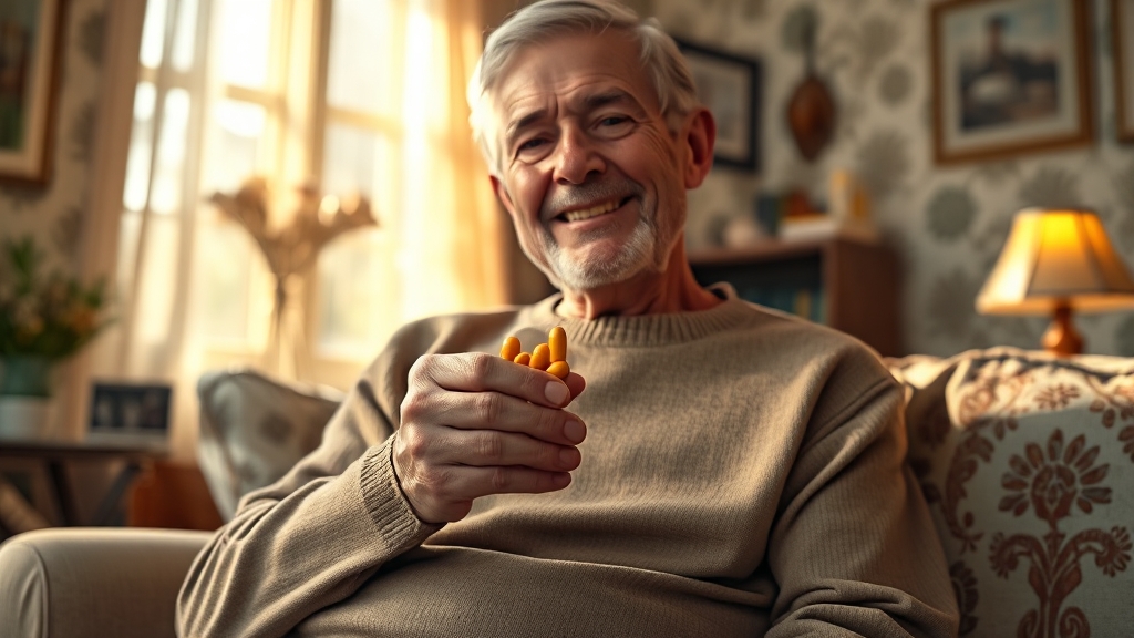 커큐민, 누가 먹으면 좋을까? (realistic 스타일)