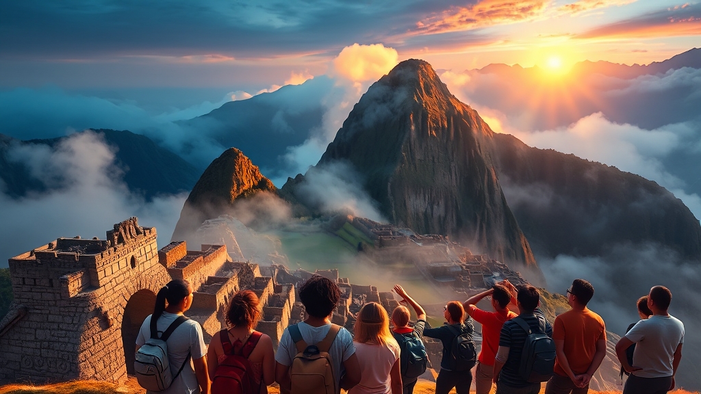 마추픽추 인생샷 명당 (realistic 스타일)