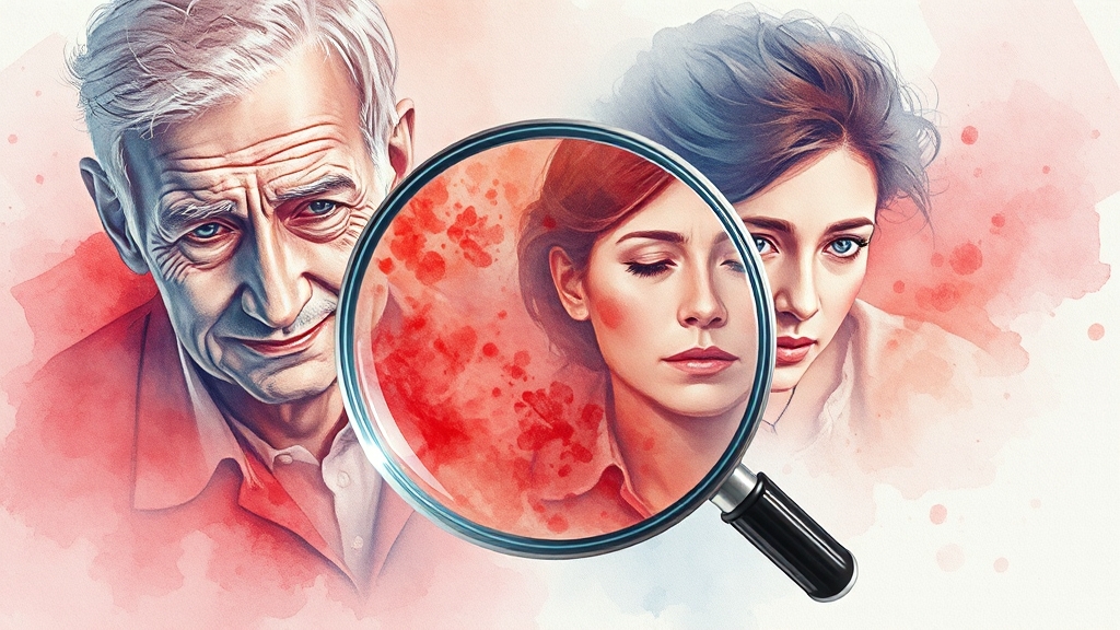 대상포진, 왜 생기는 걸까요? (watercolor 스타일)