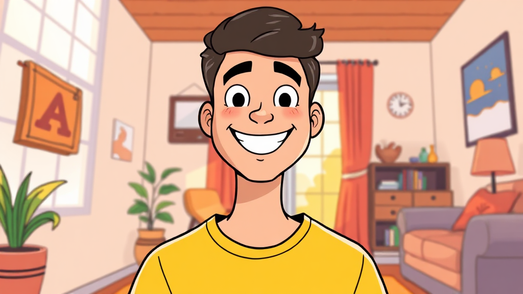 청년들의 빛나는 미래를 응원하며 (cartoon 스타일)