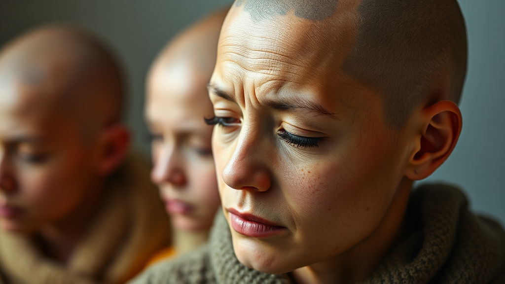 탈모 보험, 어디까지 될까? (realistic 스타일)