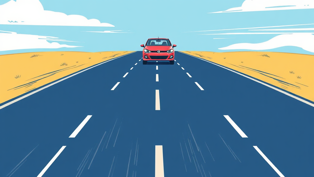 오류 해결 후 운전 만족도 높이기 (illustration 스타일)