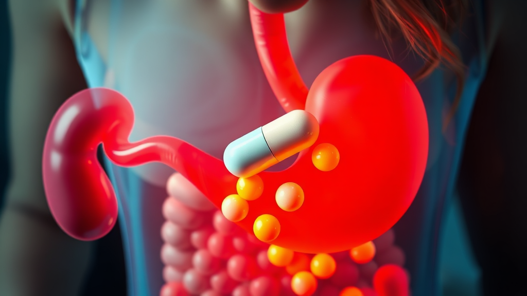 위고비 알약, 부작용은 없을까? (realistic 스타일)