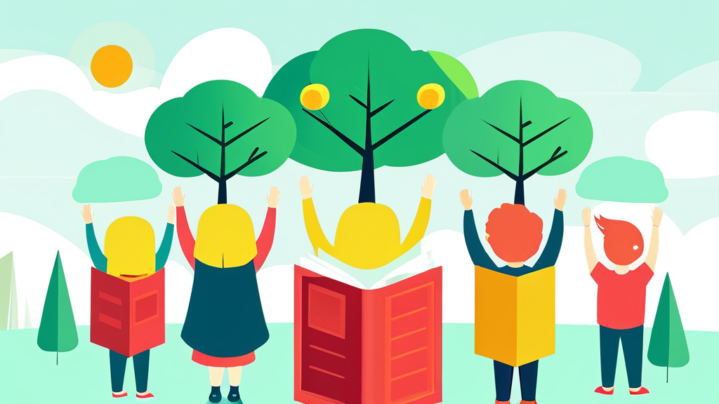 용돈으로 시작하는 소액 투자: 자녀 계좌 개설부터 (illustration 스타일)