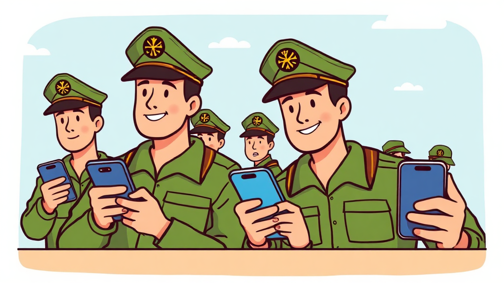 결론: 밀리패스와 함께 스마트한 군 생활을! (cartoon 스타일)