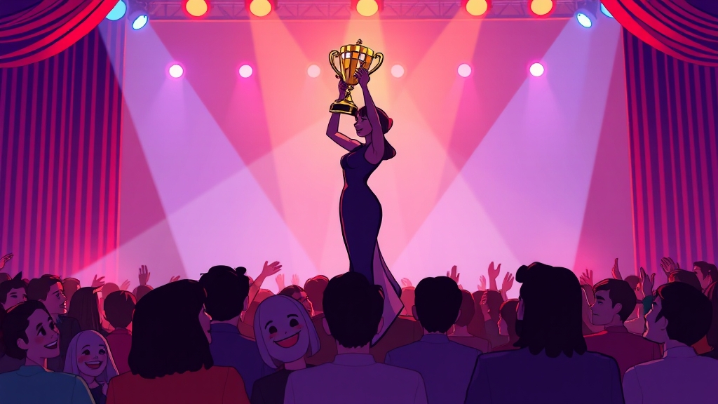 새로운 스타 탄생과 전망 (cartoon 스타일)