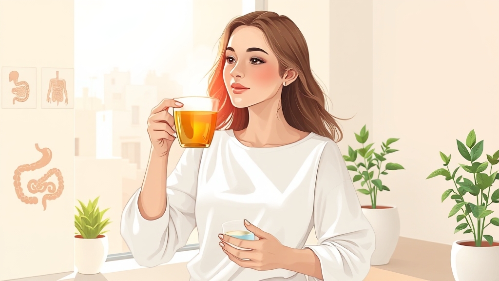 갓비움 섭취 꿀팁 대방출 (illustration 스타일)