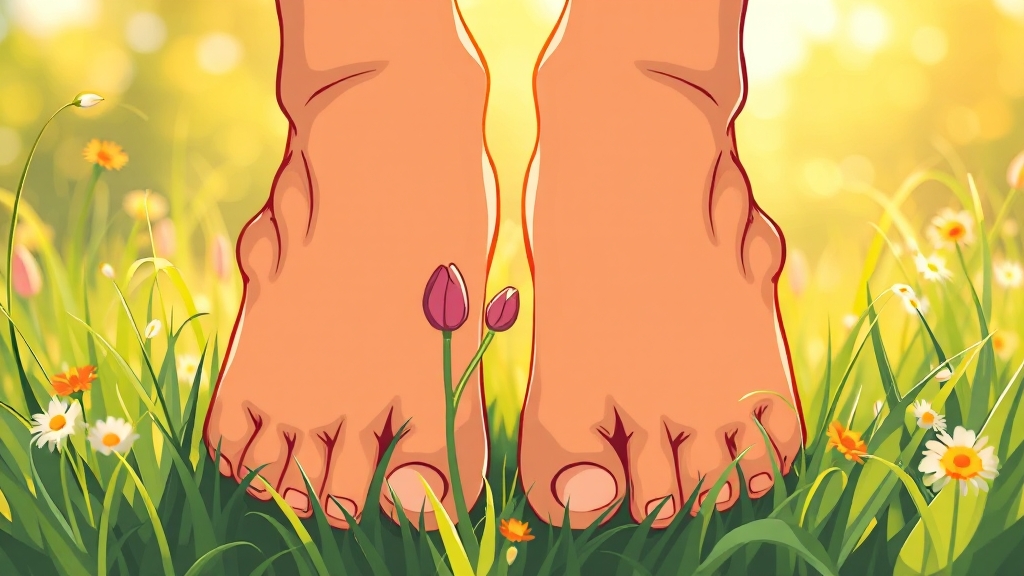 족저근막염, 포기하지 마세요! (cartoon 스타일)