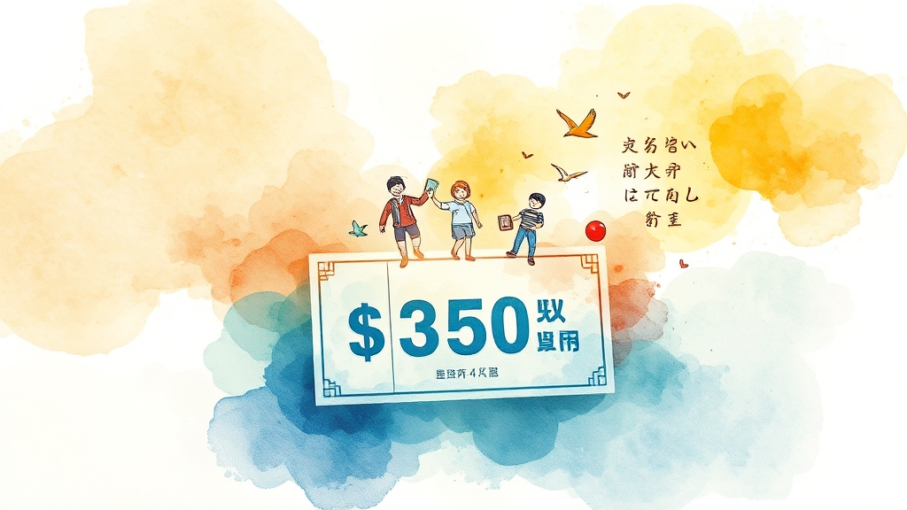 훈련비 지원, 얼마나 받을까요? (watercolor 스타일)