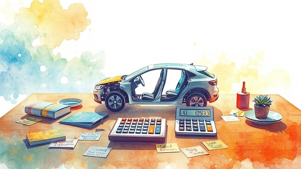비용과 세금, 얼마나 들까? (watercolor 스타일)
