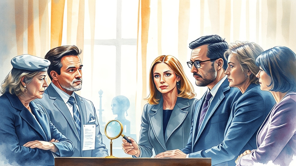 토론 시청, 이것만 기억하세요! (watercolor 스타일)