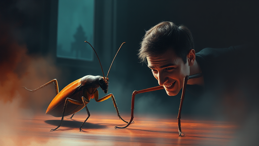 바퀴벌레 꿈, 무엇을 의미할까? (watercolor 스타일)