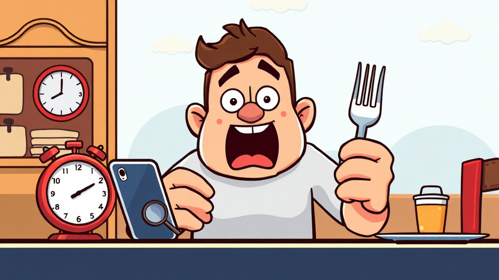 예약 성공 꿀팁 (cartoon 스타일)