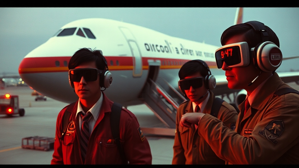 요도호 납치 사건 배경 (realistic 스타일)